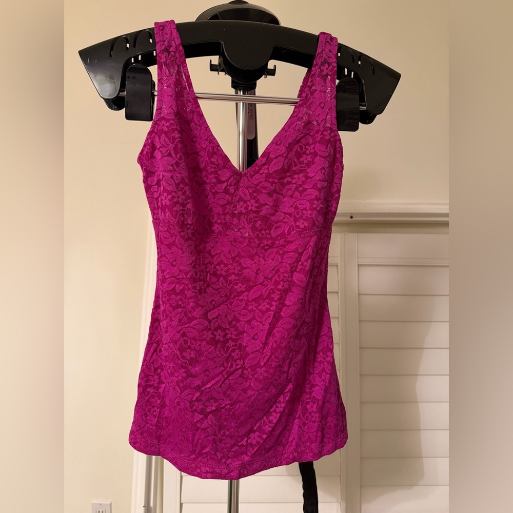 Guess Fuchsia Lace Camisole